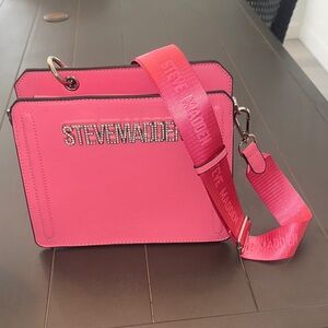 Steve Madden Vibrant Pink Crossbody Bag